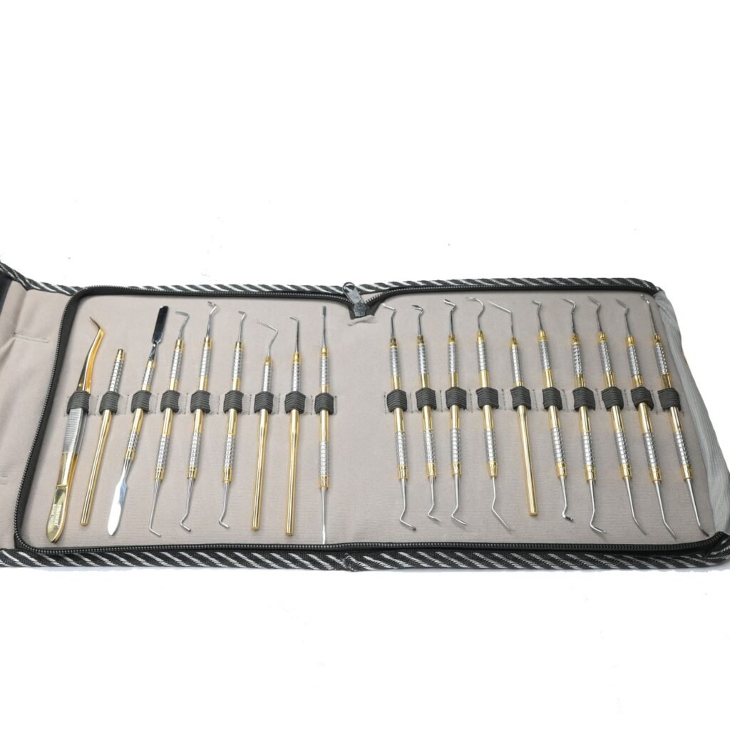 Polodent Conservative Kit Instruments Set Of 19 Premium Pyrax Polymars