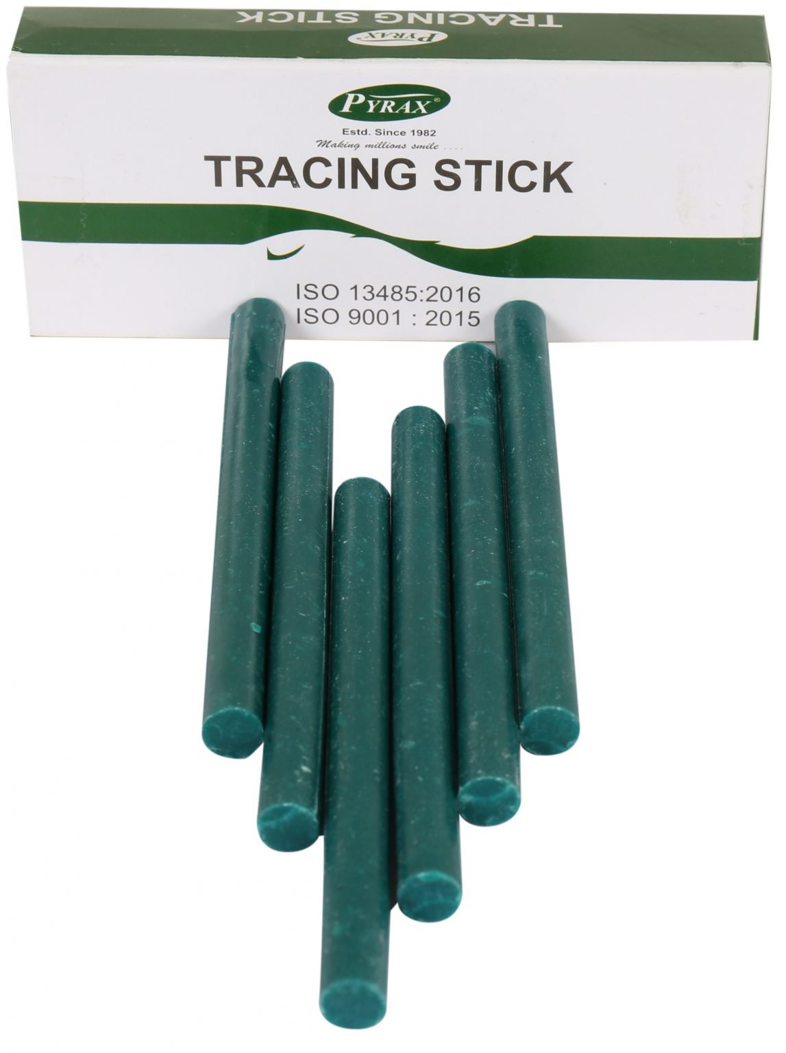 Green Tracing Sticks 10 Pcs Pyrax Polymars