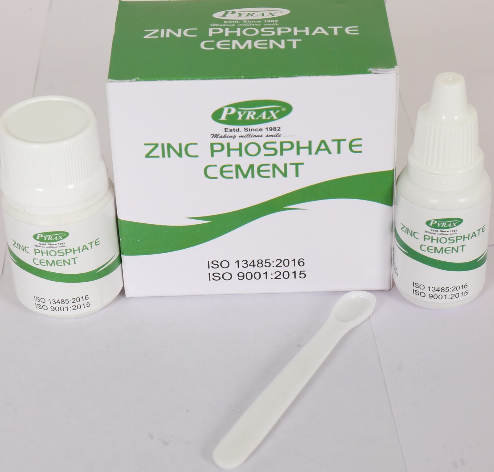 PYRAX® Dental Zinc Phosphate Cement (1 x 30 gm powder jar, 1 x 15 ml