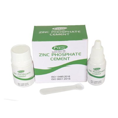 PYRAX® Dental Zinc Phosphate Cement (1 x 30 gm powder jar, 1 x 15 ml