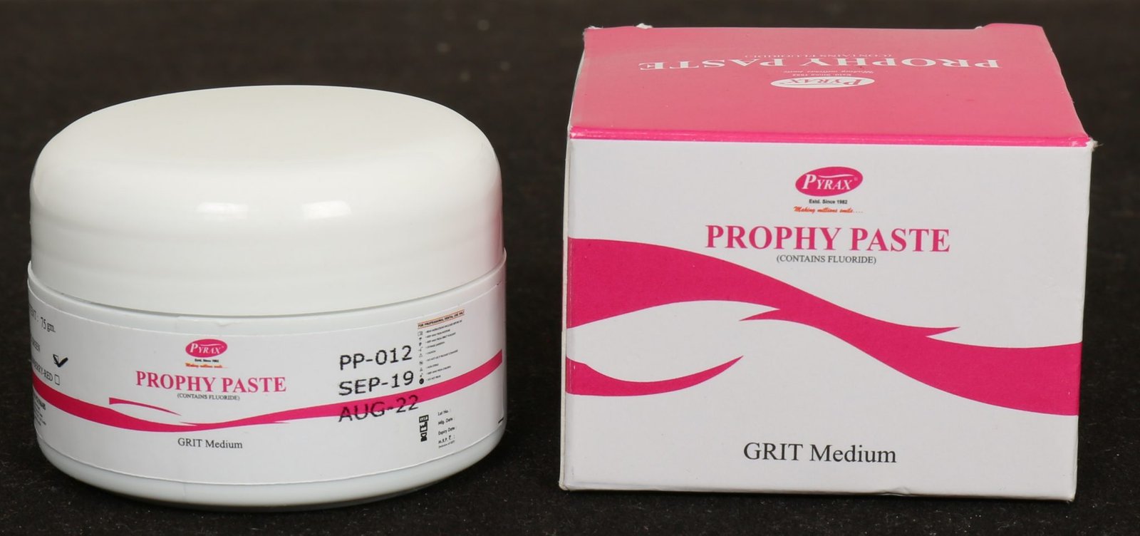PYRAX® Prophylaxis Prophy Paste, Dental Polishing Paste – 75 Gms Jar ...